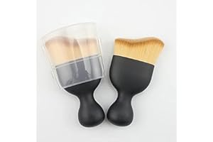 WQSS AOEIU Cepillo para Limpiar el Interior del Coche, 2 Piezas Cepillo de cerdas Suaves para Limpiar el Interior del Coche. Elimina eficazmente el Polvo y la Suciedad.