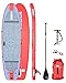 Produktbild Jobe Lena 10.6 Yoga Inflatable SUP Paddle Board Package 2018 - Red