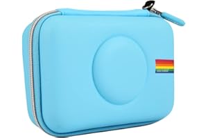 Leayjeen Funda para cámara Digital Adecuada para ZORNIK/AGFA Photo/Snap Touch & Kodak Printomatic/Smile Cámara Digital de Impresión Instantánea (Solo Funda) Azul