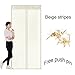 Produktbild DW&HX Magnet fliegengitter,Dauerhaft Heavy-duty mesh vorhang und full-frame-velcro Multi-size Haustierfreundlich Magnet tür vorhang -beige 85x190cm(33x75inch)
