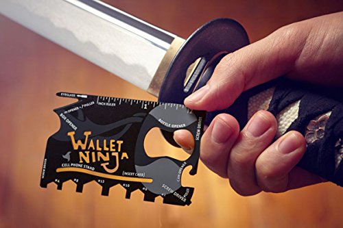 Kreditkarten Multifunktions-Werkzeug Wallet Ninja Multi-Tool mit 18 Funktionen - 6