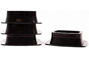 UKB4C 4 x Caravan Corner Steady Levelling Blocks, Jack Pads Stacking Stabilizer Pads, Stack - a - Caravan Pad Set, Stackable Polypropylene Caravan Jack Pads