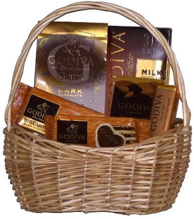Godiva Chocolates Assorted Chocolate Sampler Holiday Gift Basket by SGG