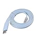 Produktbild Big-Mountain USB Typ C zu RJ45 Cisco Konsole Kabel FTDI Chip Konverter Kabel Flache Linie | für MacBook | 3M (Blau)