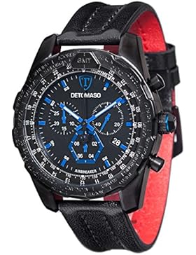 DETOMASO Herren-Armbanduhr Man Airbreaker Analog Quarz DT-YG101-E