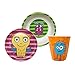 Produktbild Gimex Kindergeschirrset Monster, Kindergeschirr Jungen & Mädchen 3-teilig, Spülmaschinenfest Kinderteller, Kinderschüssel & Kinderbecher | Kinder Geschirr Set Frühstücksset Melamin