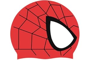 GOBFAR Cuffia Piscina, Cuffia da nuoto unisex ed impermeabile, anche per chi ha i capelli lunghi, per bambini, per sport acquatici, Ipoallergenico Elastica Cuffia Piscina