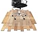 Produktbild etm® Bodenschutzmatte für Hartboden 100% ohne BPA & Phthalate - Geruchsfrei | Bürostuhlunterlage für zuhause und im Büro | viele Größen (transparent - 75x120 cm)