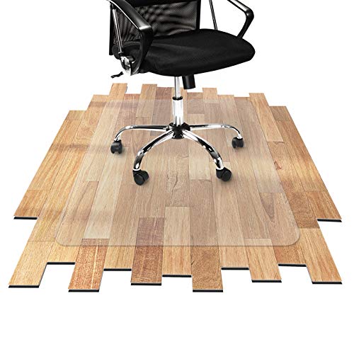 détail Tapis Protège-Sol Office Marshal® NEO Pour Parquets, Stratifiés, Lino | Tapis de Bureau Transparent en Vinyle | 11 Tailles au Choix | Epaisseur env. 1,5mm | 90x120cm