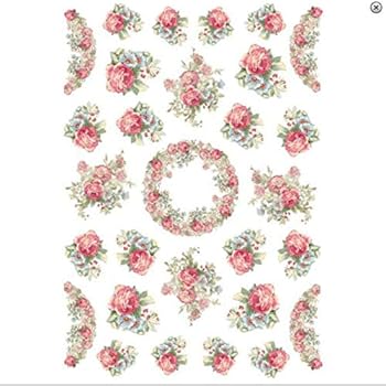 1 Feuille De Papier De Riz 21 X 297 Cm Découpage Collage