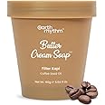 Earth Rhythm Filter Kapi Butter Cream Soap Cleanse, Moisturizes Skin, Make Skin Soft & Supple | Coffee Seed Oil, Shea Butter | for All Skin Type | Men & Women - 160g