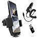 Produktbild mobilefox® KFZ Set 360° Auto Lüftungsgitter Handy Halterung Halter + Type C Adapter Ladekabel für Samsung Galaxy A3 A5 (2017) A6 A8