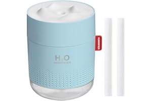 ROYALOTIC Air Humidifier For Bedroom Cough - Cool Mist Humidifiers For Home Mini Humidifier Plant Humidifier For Indoor Plants Soothing Warm Night Light Perfect For Serene Environment