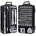 Price comparison product image TAI HE Screwdriver Set,110 in 1 Precision Screwdriver Repair Tool Kit Magnetic Professional Removable Tool for iPhone X, 8, 7/ Cellphone/Computer/Tablet/Game Console/Electronic etc(Black)