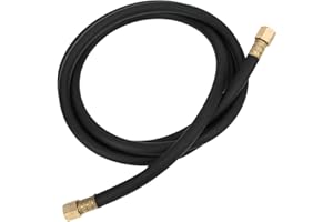 JECTSE Manguera de gas inerte de 1/4 pulgadas, manguera de argón, manguera de nitrógeno, manguera de aire comprimido, adecuada para aire, aire comprimido, argón, nitrógeno y dióxido de carbono(2m)