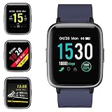 Motion Monitor y Health Monitor: el pulsera actividad puede registrar con precisión sus datos deportivos y las actividades de todo el día, como la distancia, los pasos, el consumo de calorías, el registro de seguimiento GPS y 14 modos deportivos como caminar, correr, montar a caballo, etc. Los sensores pueden medir su ritmo cardíaco y la calidad del sueño. Realiza un seguimiento automático y preciso de su ritmo cardíaco y proporciona un análisis exhaustivo de la calidad de su sueño para ayudarlo