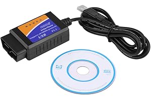 Broco Outil de Diagnostic de Voiture OBD2, Connectez-Vous au PC, Port USB de Voiture V1.5 Câble de Diagnostic OBD2 Scanner d'interface Outil de câble d'interface de Diagnostic Automatique de Voiture