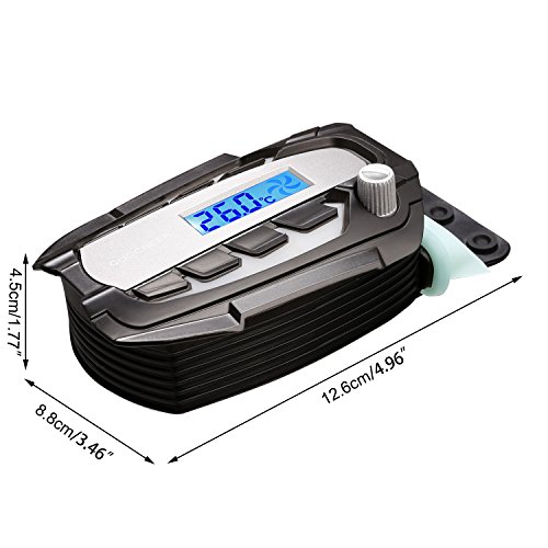 Laptop Kühler Lüfter Fan mit Temperaturanzeige,LED Bildschirm Intelligent Vacuum Fan,Vakuum USB für sofortige Kühlung Notebook Vakuum,Laptop Ventilator Geräuschlos für 14 zu 17 zoll Laptop / Notebook Cooler (#2) - 8