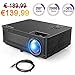 Produktbild Unbekannt Beamer Heimkino 3500 Lumen Video Projektor, M5, 1280x800 unterstützt 1080P Full HD, HDMI USB VGA AV Multimedia für Smartphone PS4 Xbox TV Box iPad Laptop (schwarz)