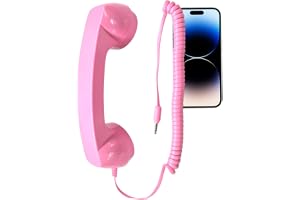 Retro telefon handset, fast handtagsmottagare, klassisk telefon handenhet för fotografering rekvisita arbetsplats nostalgisk dekoration, vintage stil, robust byggnad, lätt, perfekt för festvisning