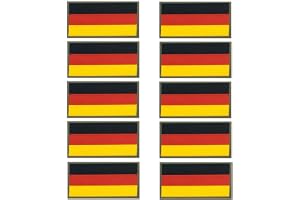 Café Viereck ® Bundeswehr Germany Deutschland Flaggstycke - 5 x 3 cm vävt med kardborre (10)