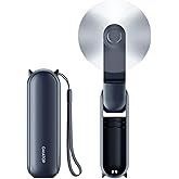 Gaiatop Mini Handheld Fan, Portable Personal Folding Cooling Hand Fan Rechargeable Battery Operated with 2 Speed USB Desk Fan