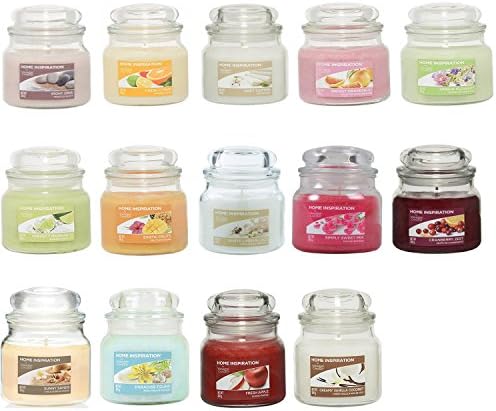 4 x Yankee Candle christmas gift set Randomly Assorted Home Fragrance Candle - Long Lasting Burning Candle - Best Quality Flavored Scented Candle - 340g