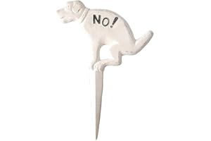 ESSCHERT Fallen Fruits HB14 - Targa per Cani, 30 cm, Colore: Bianco