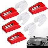 [Usos Generalizados] Estas agujas para reproductores de discos son adecuadas para muchos modelos de giradiscos, ya que ION, Fisher, GPO, Innovative-Technology, Sanyo y más pueden proporcionar un sonido más claro y suave a la música