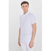 AC&amp;Co/Altınyıldız Classics Erkek &Ccedil;ekmeyen Pamuklu Kumaş Slim Fit Dar Kesim Kıvrılmaz Polo Yaka Tiş&ouml;rt, Model Kodu:4A482020004
