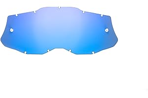 Seecle SE-41S272-HZ Lente di ricambio blu specchiato compatibile per occhiale/maschera 100% RACECRAFT 2 / STRATA 2 / ACCURI 2 / MERCURY 2