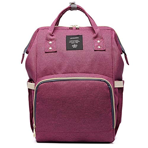 Preisvergleich Produktbild Verolino Wickelrucksack Wickeltasche Wasserdichte Reise Multifunktions Hohe Kapazität Rucksack mit Isoliertasche Diaper Bag für Babypflege