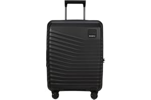 Samsonite Intuo - Spinner S, Expandable Hand Luggage, 55 cm, 39/45 L, Black (Black)