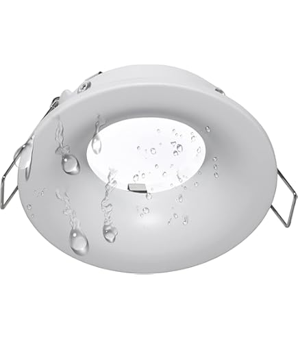 Porta Faretti LEDLUX IP54 - 2 Pezzi, Quadrati Bianchi, Per GU10/MR16 - Foto 5