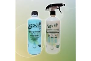 ECO-JIN DETERGENTE EXTRA CONCENTRADO - PRODUCTO REVOLUCIONARIO DEL QUE TODO EL MUNDO HABLA - BOTELLA 1L QUE EQUIVALE A 15L + DIFUSOR (SPA)