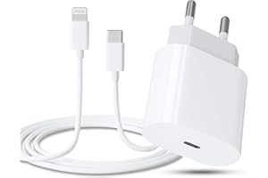 ANYTROX Cargador Rápido iPhone,20W USB C Cargador con Cable de Carga iPhone 2M,Cargador iPhone con Cable de Carga Rápida iPhone para iPhone 14/13/ 12/11 / Pad