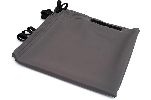 IDMarket - Lot de 2 Rideaux pour pergola 3 et 4 M Gris Panneaux muraux avec Fermeture éclair