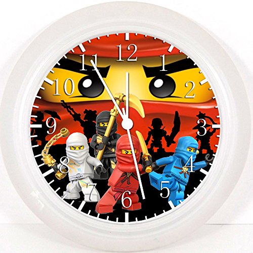 LEGO Ninja Ninjago Wanduhr 25,4 cm Nice Geschenk und Raum Wand Decor W459