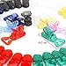 Tinksky 40pcs T-shape Plastic Baby Dummy Pacifier Clips Holders (8 Colors)