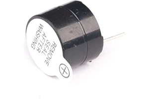 Bobury 10PCS 3V 5V 12V Active Buzzer électronique Alarme magnétique continu à Long Bip électromagnétique intégré d'alarme Sounder