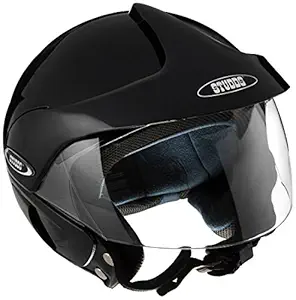 Studds Marshall Open Face Helmet (Black, XL)