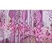 Youpin 2pcs Luxurious Voile Curtains 1mx2.5m Upscale Jacquard Yarn Curtains Tulle for Door Window Decor (Pink)