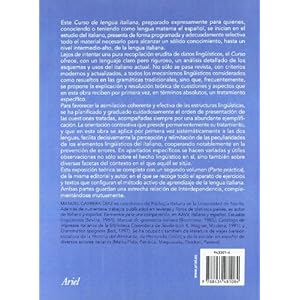 Curso de lengua italiana. Parte teórica (Ariel Letras)