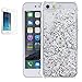 Produktbild Apple iPhone 5/5s/SE Hülle mit Schutzfolie,Ultra Slim Crystal Clear Paillette Bling Bling Hart PC Treibsand Schutzhülle,Glitzer Wasserdicht Shockproof Anti Slip Stoßfest Protection Transparent Durchsichtig Handyhülle Bumper Thin Glitter Shinning Cover Tasche für Apple iPhone 5/5s/SE 4.0Zoll-[silber]+Panzerglas/Schutzfolie/Displayschutzfolie