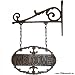 Produktbild Welcome Schild Türschild Willkommen-Schild, Landhaus-Stil, Wandschild, Dekorationsschild, Maße 23 x 4 x 33,5 cm