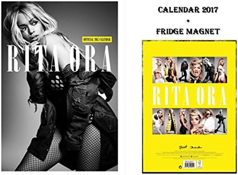 RITA ORA OFFICIAL 2017 CALENDAR + RITA ORA FRIDGE MAGNET