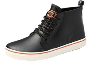 MOUDN Botas de Agua Mujer Impermeables Lluvia Chelsea Botines Goma Tobillo Wellington Botas Antideslizante