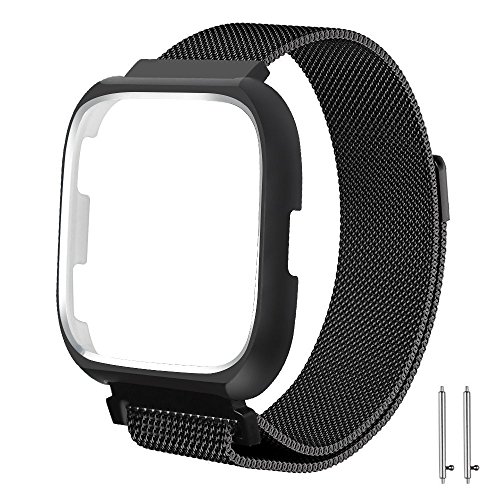 Fun Sponsor Fitbit Versa - Correa ajustable para reloj inteligente con cierre magnético para Fitbit Versa