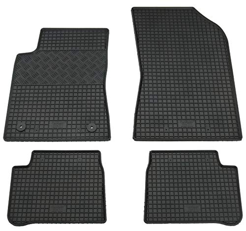 AD Tuning GmbH & Co. KG Gummi Fussmatten Set für Citroen C3 III ab 2017- Gummifussmatten Gummimatten