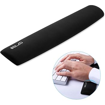 Poggiapolsi Ergonomico Per Tastiera E Mouse – Supporto Morbido Grigio Per Digitazione Confortevole - 2
